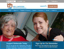 Tablet Screenshot of bellwoodscentres.org